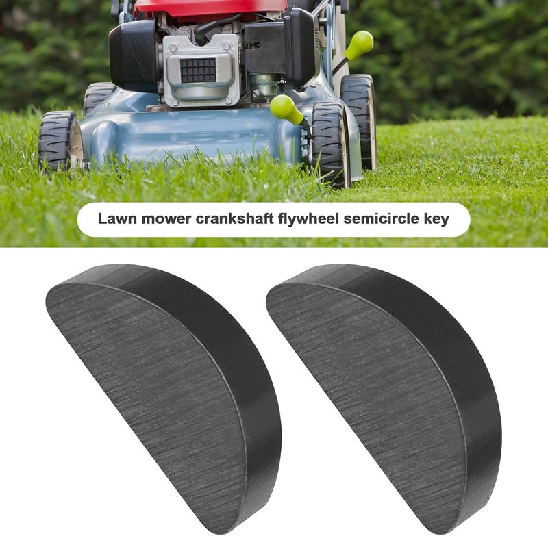 ECSiNG 10pcs Woodruff Key 15 x 4 x 6mm Lawnmower Spare Part Compatible with Mountfield Compatible with Stiga Compatible with Honda Metal Woodruff Key - Image 2